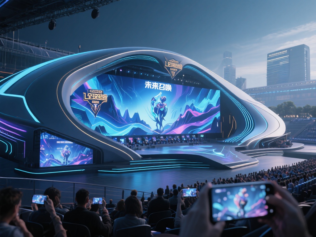 赛场设计理念：科技与电竞的完美融合
据
